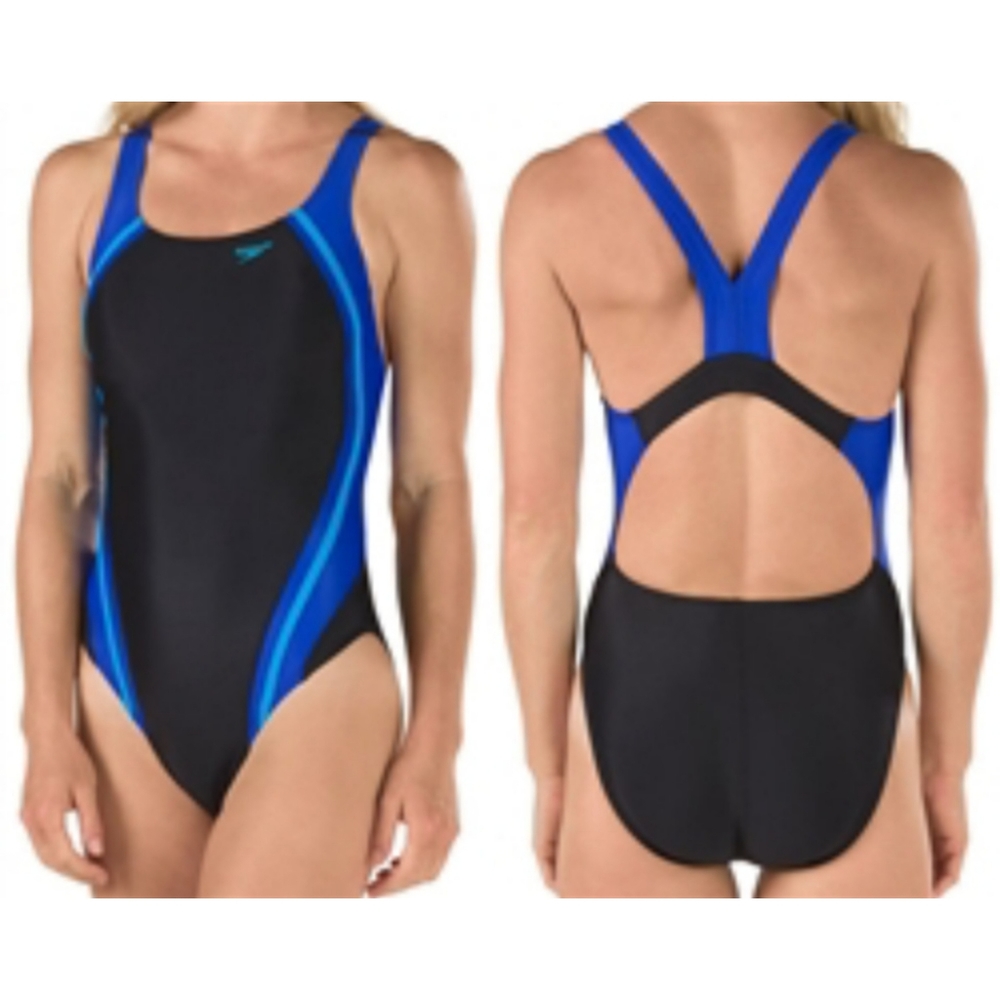 SPEEDO QUANTUM SPLICE HYDRO BRA SWIMSUIT sz8